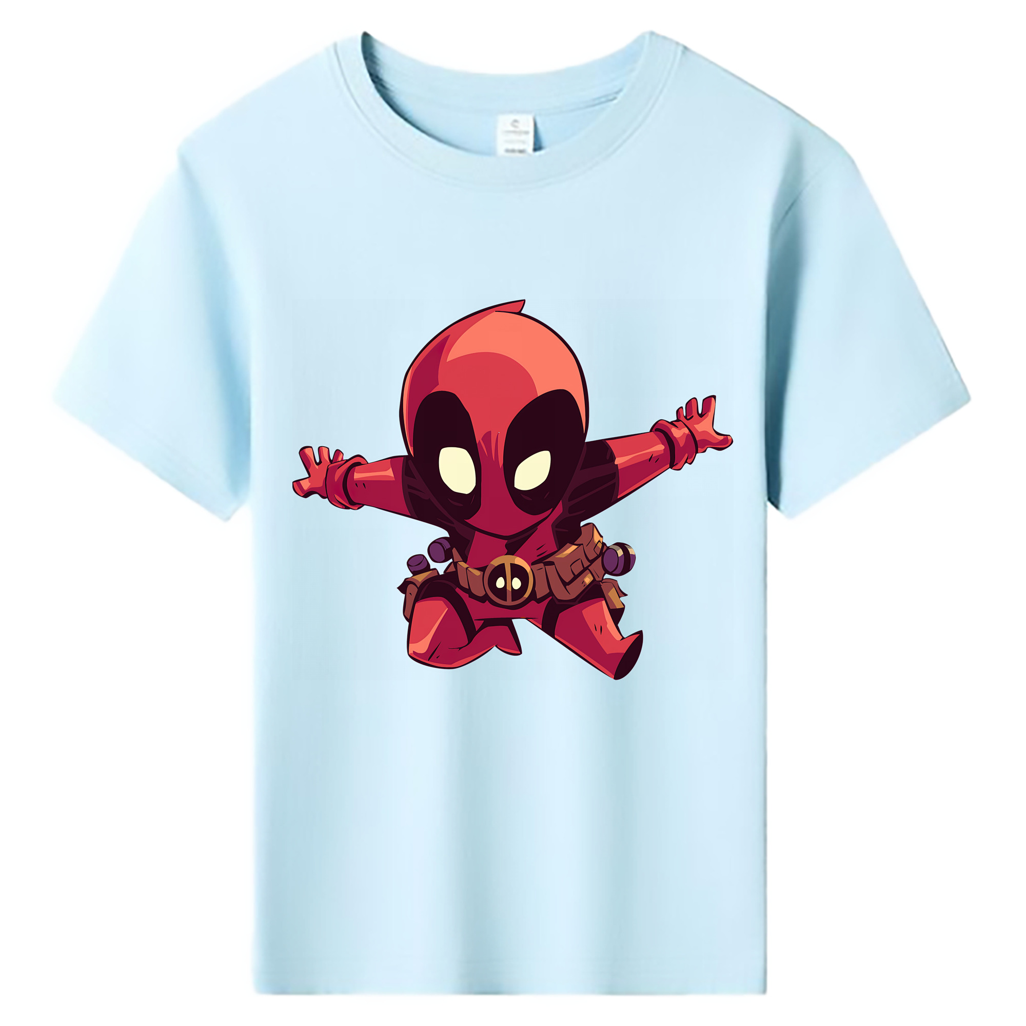 （画像用） Deadpool デッドプール 綿100％キッズTシャツ（フロントプリント）